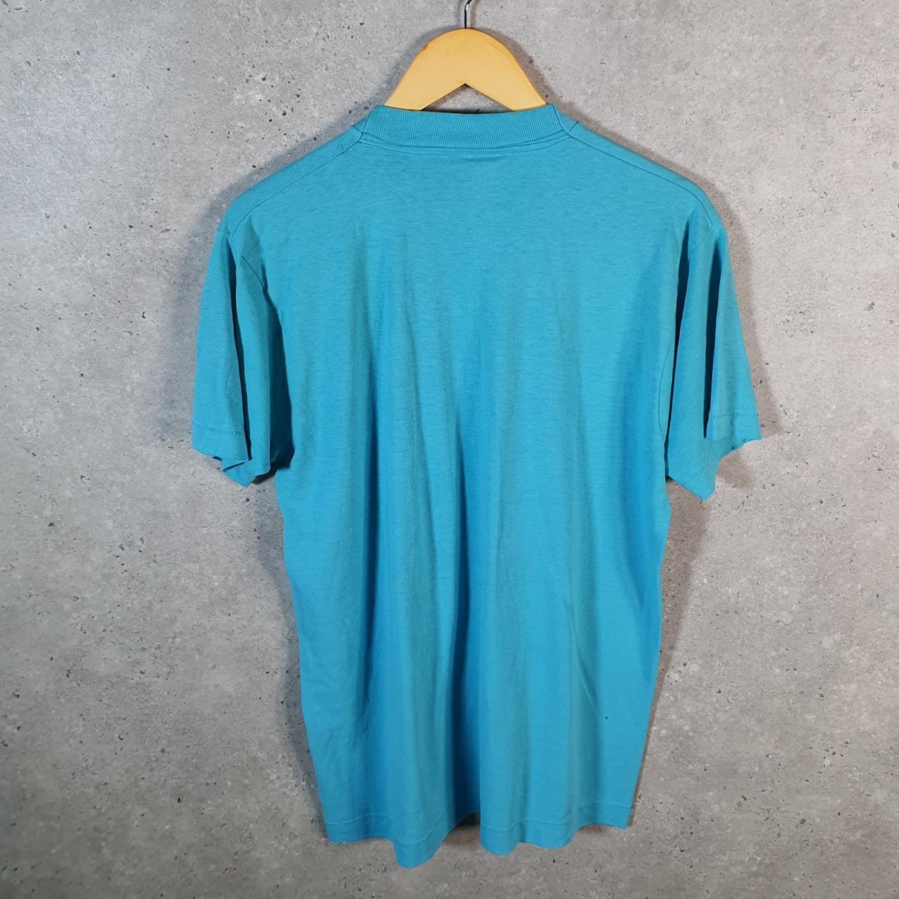 Vintage Screen Stars Indianapolis Teddy Bear 90s Single Stitch T Shirt Men’s Large Blue