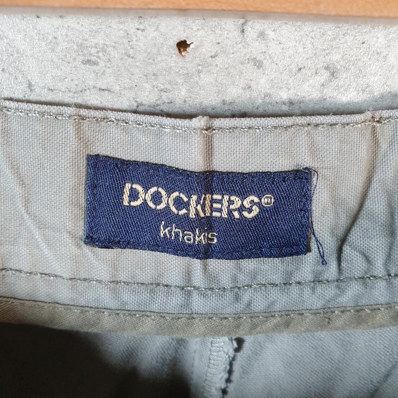 Vintage Dockers Chino Shorts Jorts Cargo Men’s W32 Grey Baggy Cotton