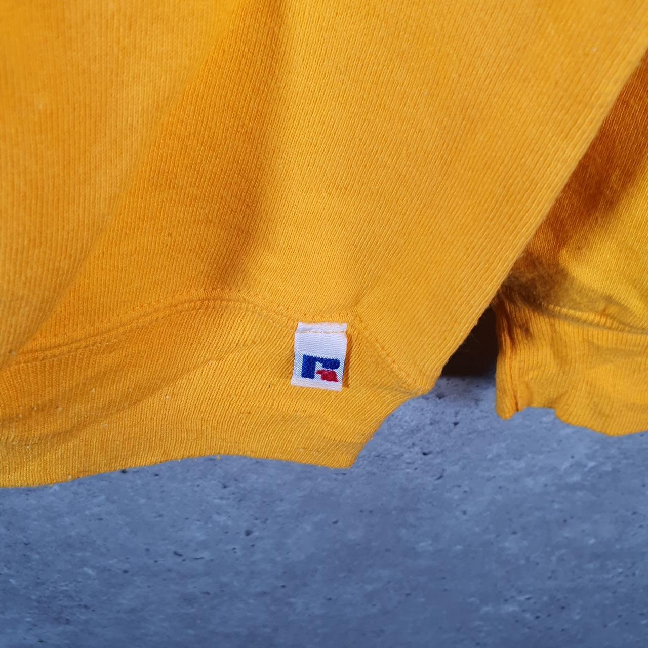 Vintage Russell Athletic Made in USA Sweatshirt Men’s Large Yellow Baggy Pullover