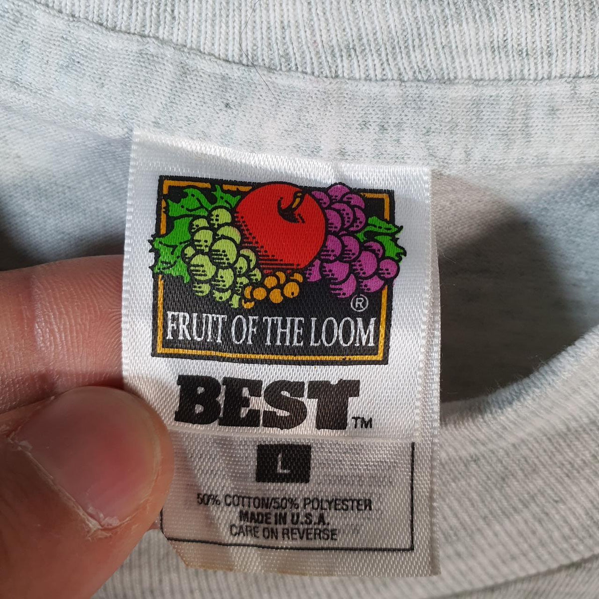 Vintage Fruit of the Loom Dayton Ohio USPS 1997 USA Single Stitch T Shirt Men’s Large Grey C9632