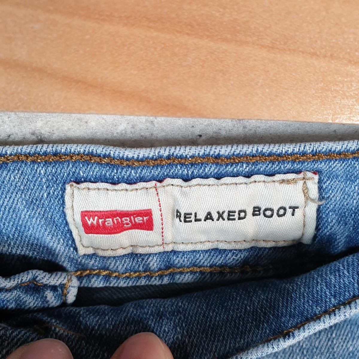 Vintage Wrangler Denim Shorts Jorts Cargo Men’s W32 Blue Baggy Cotton