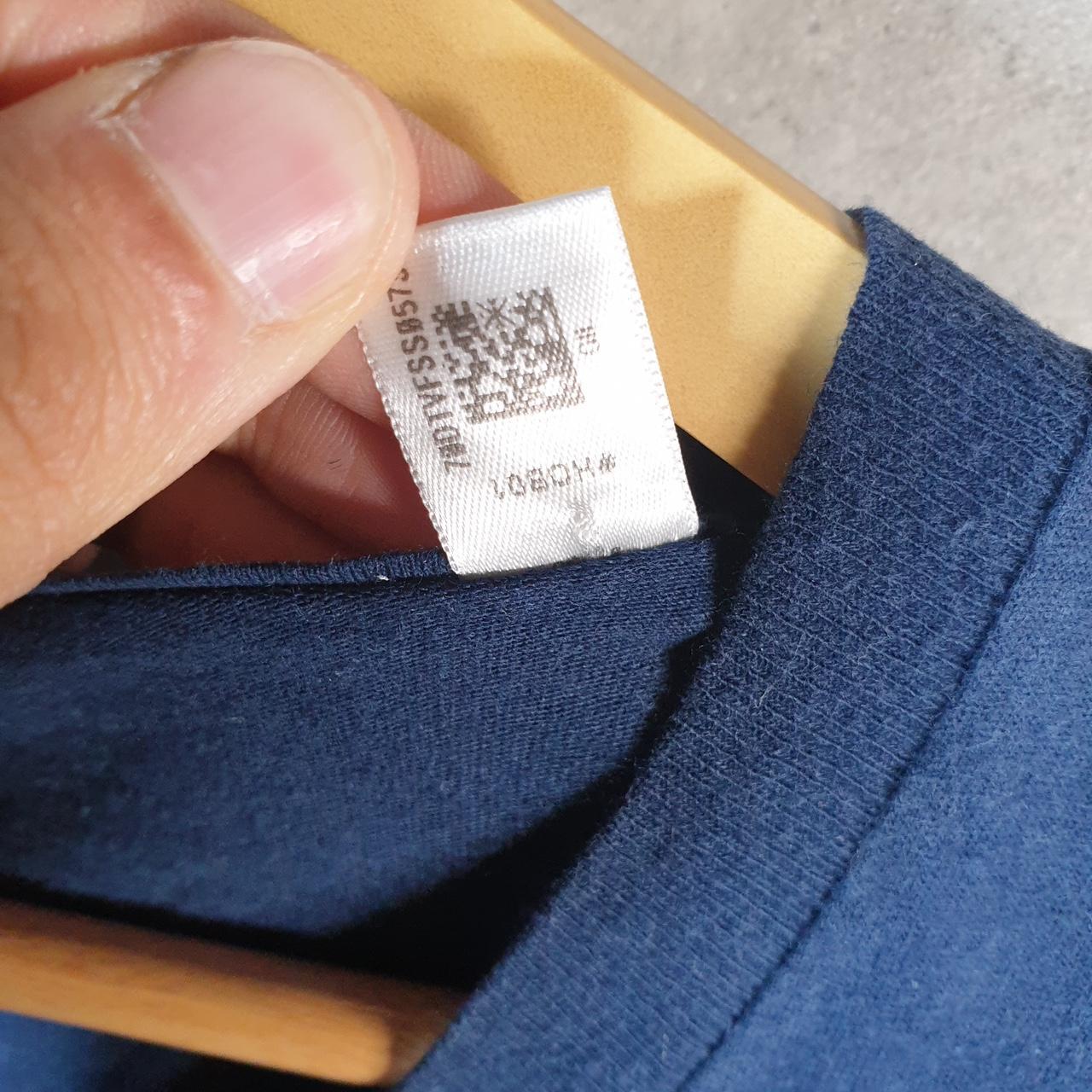 Vintage Adidas Go To Tee Spellout T Shirt Men’s XL Navy Blue Three Stripes Athletic