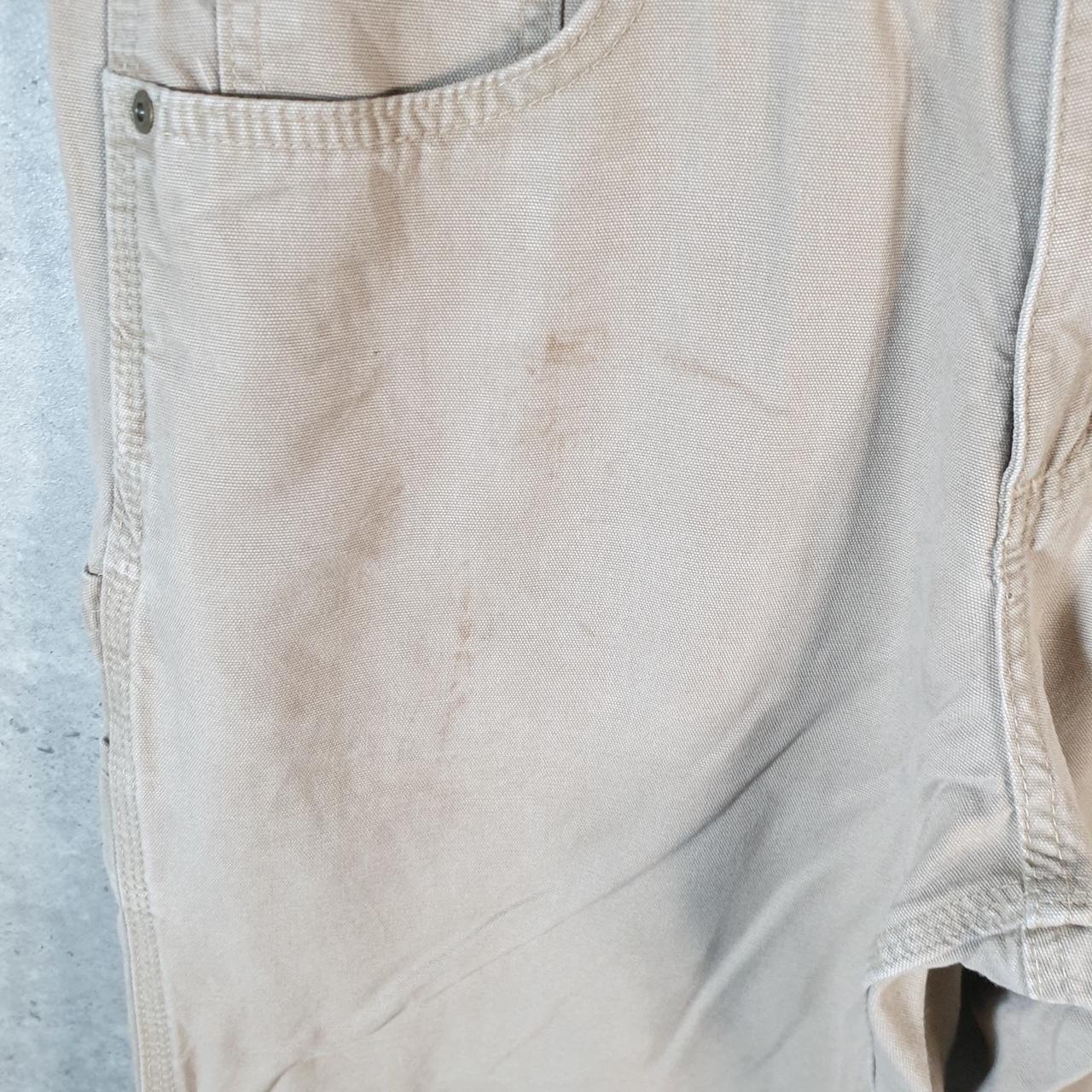 Vintage Carhartt Carpenter Trousers Mens W34 L29 Brown Loose Fit Workwear
