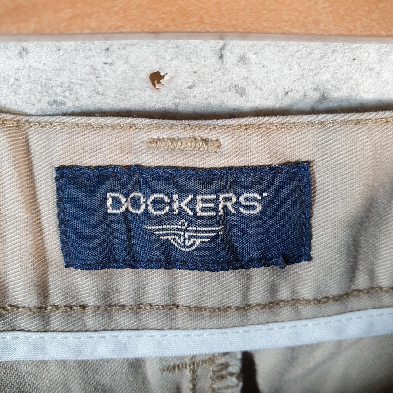 Vintage Dockers Chino Shorts Jorts Cargo Men’s W34 Brown Baggy Cotton