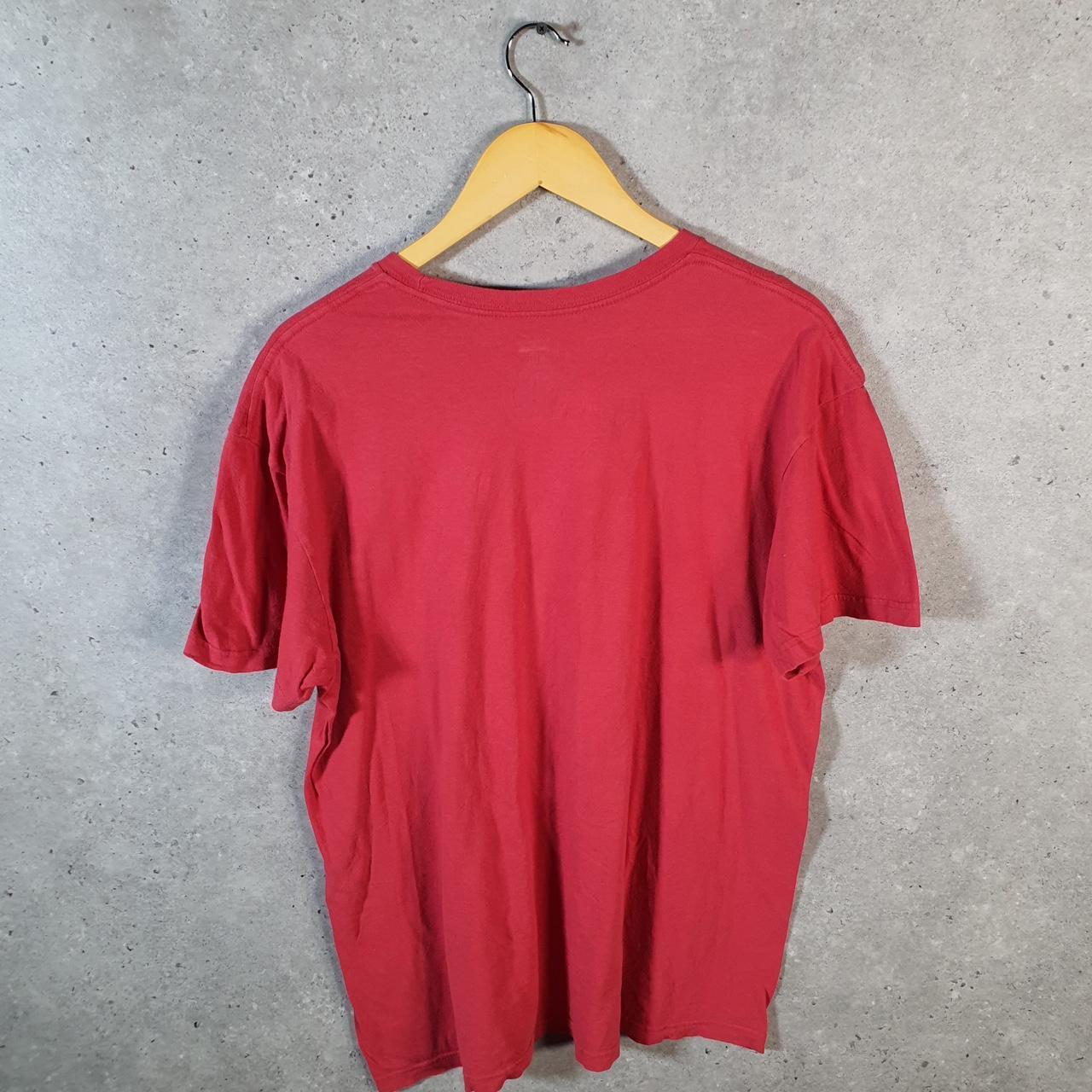 Vintage Ralph Lauren Polo Sport T Shirt Men’s Large Red Classic Fit Embroidered Pony C9022