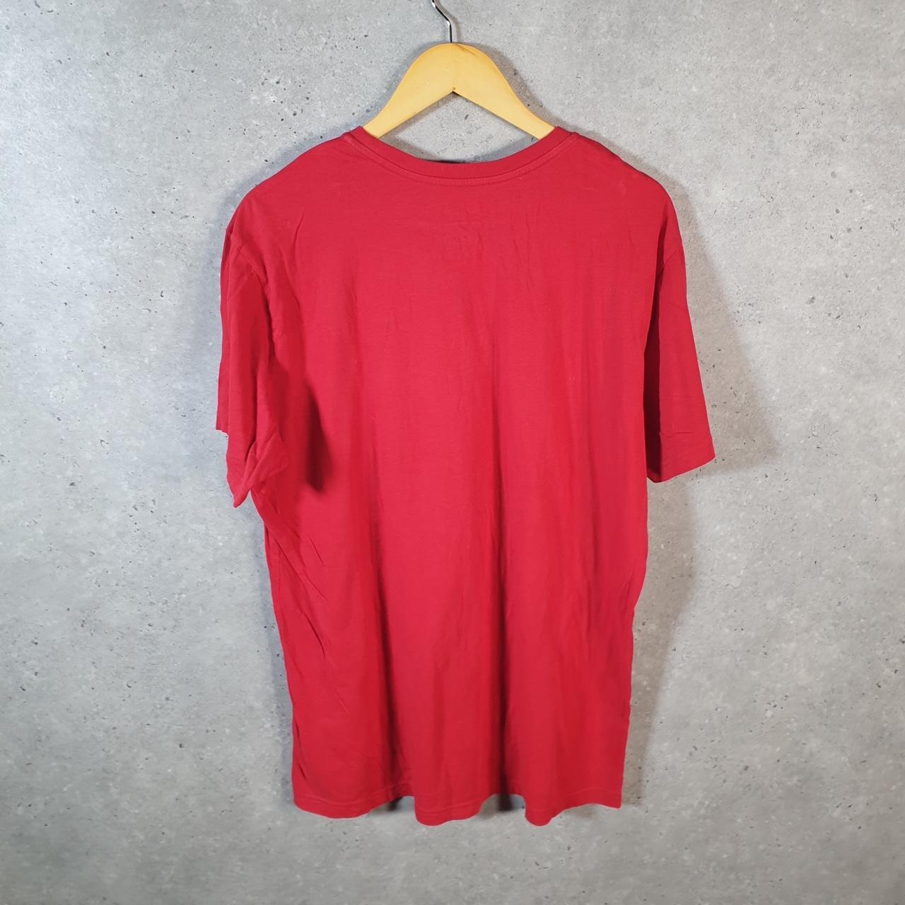 Vintage Ralph Lauren Polo T Shirt Mens Large Red Embroidered Classic Fit Pony C9055