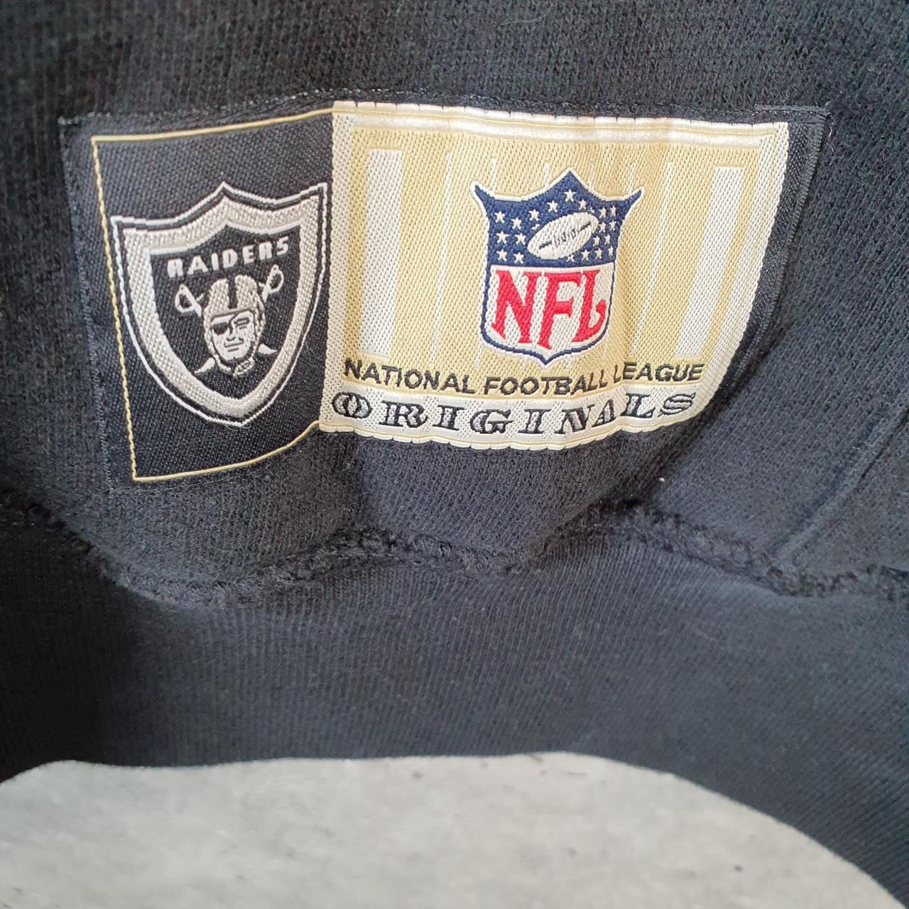 Vintage NFL Oakland Raiders Hoodie Mens 2XL Black Pullover USA Pro Sport