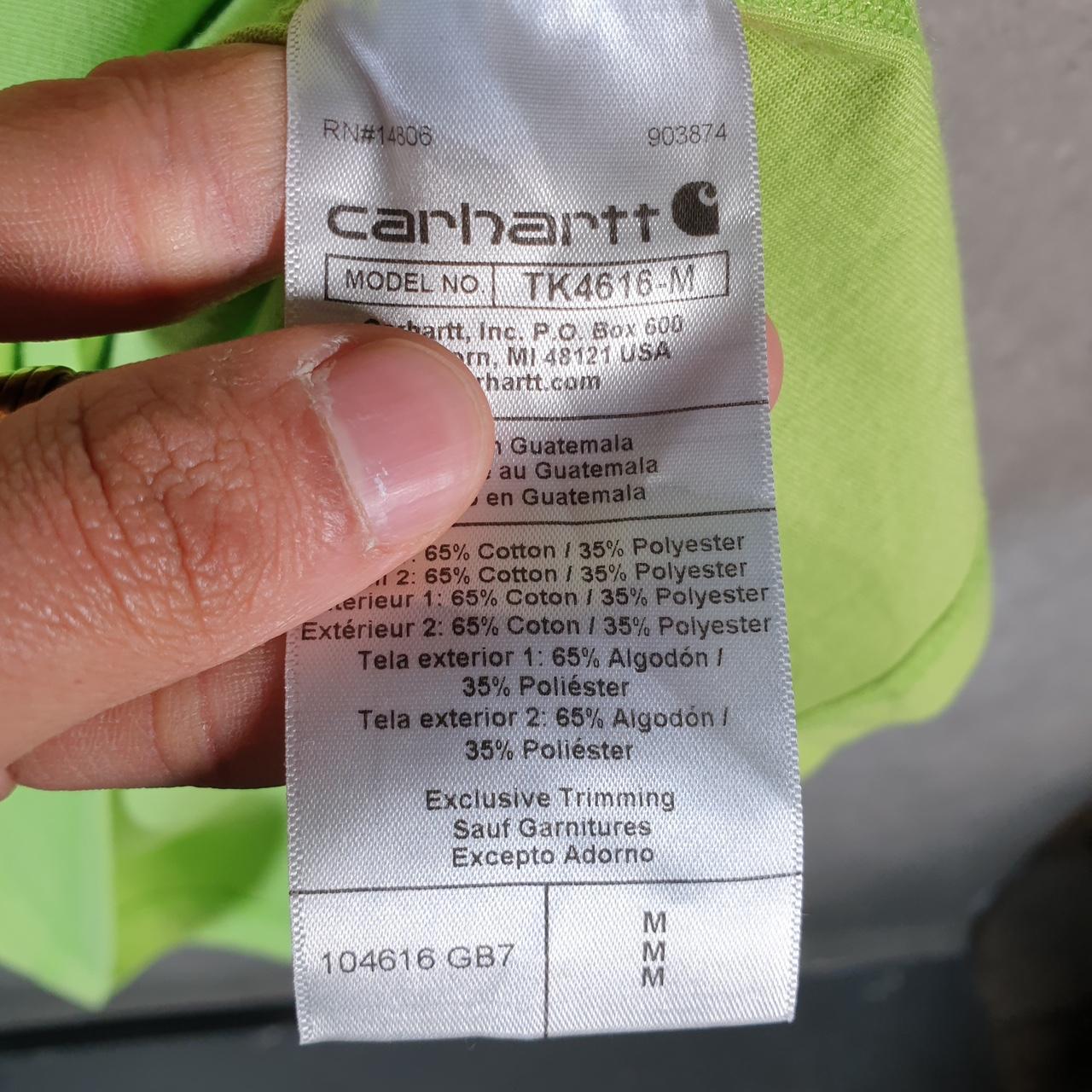 Vintage Carhartt Pocket T Shirt Men’s Medium Green Workwear Chore Utility Relaxed Fit C9307