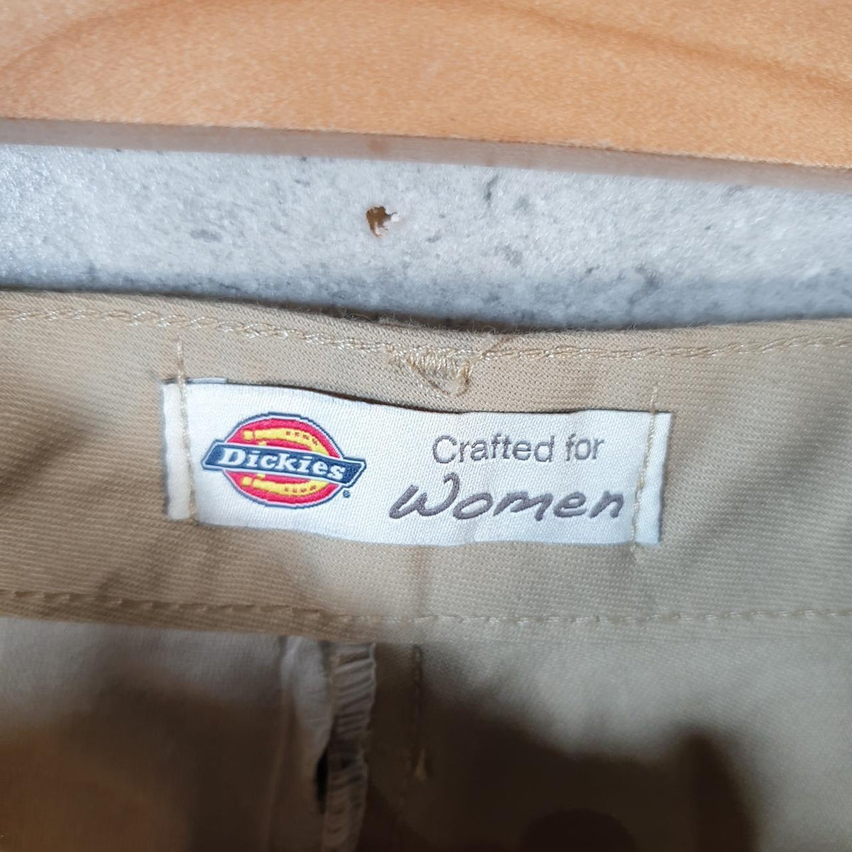 Vintage Dickies Baggy Chino Shorts Jorts Cargo Womens W30 Brown Classic Fit