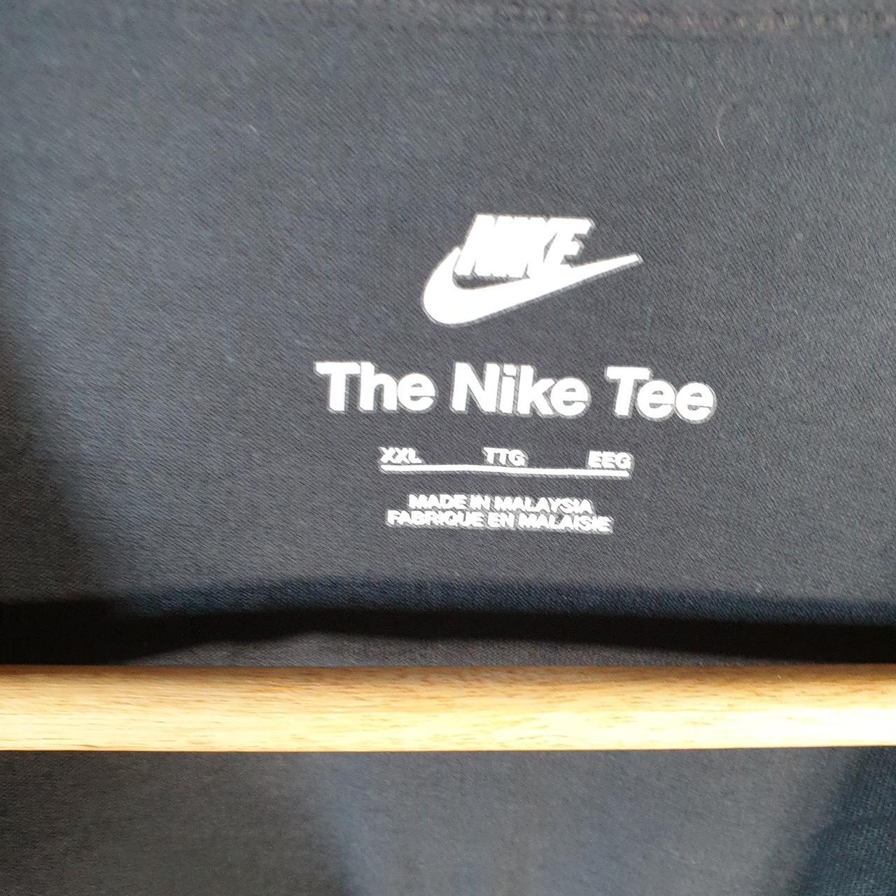 Vintage Nike Embroidered Club T Shirt Men’s 2XL Black Logo Swoosh Athletic