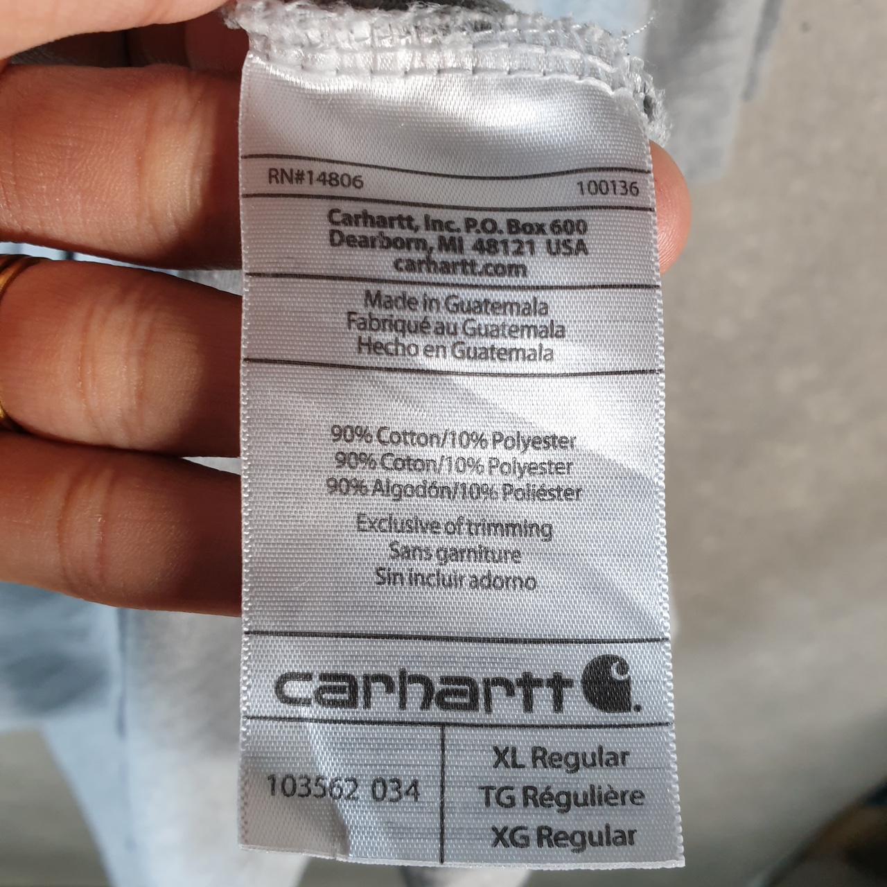 Vintage Carhartt Pocket T Shirt Men’s XL Grey Workwear Chore Utility Relaxed Fit C9205