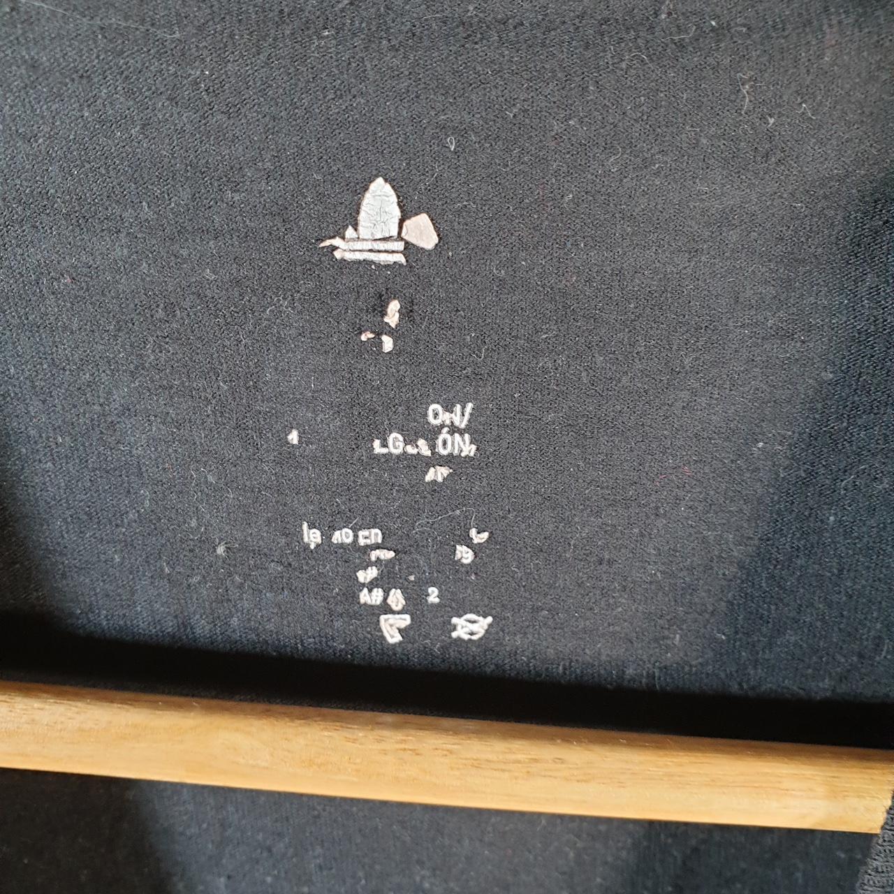 Vintage Adidas Spellout T Shirt Men’s Large Black Three Stripes Logo Athletic