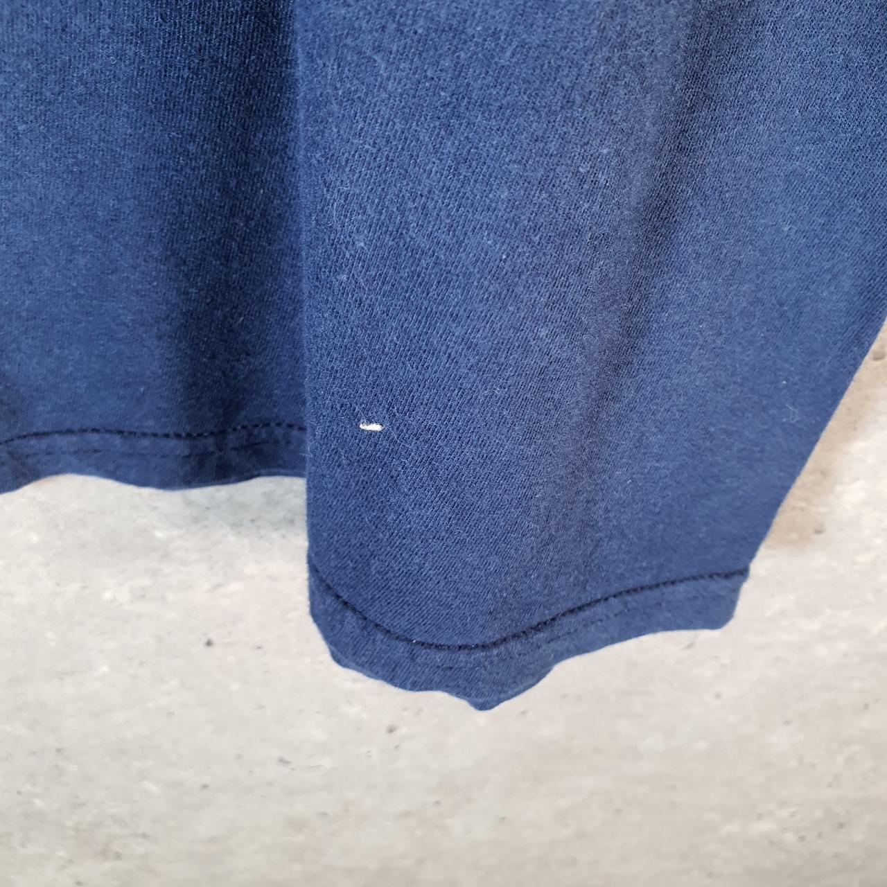 Vintage Adidas Go To Tee T Shirt Men’s Large Navy Blue Three Stripes Logo Athletic