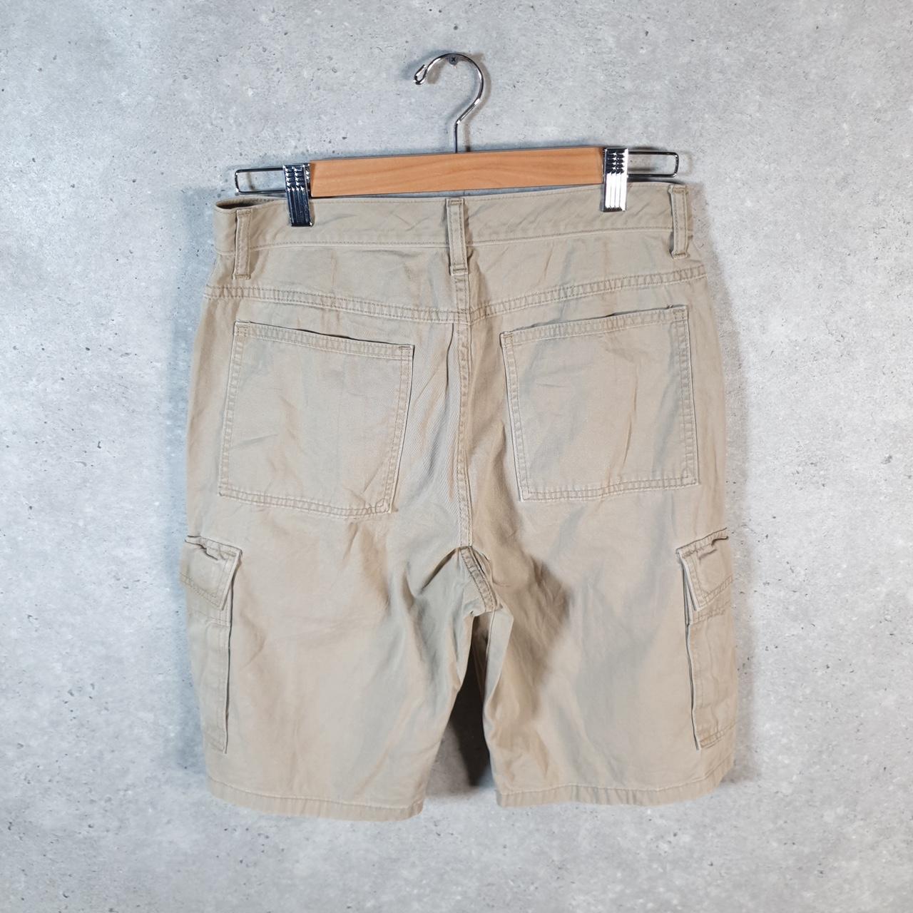 Vintage Wrangler Chino Shorts Jorts Cargo Men’s W30 Brown Baggy Cotton