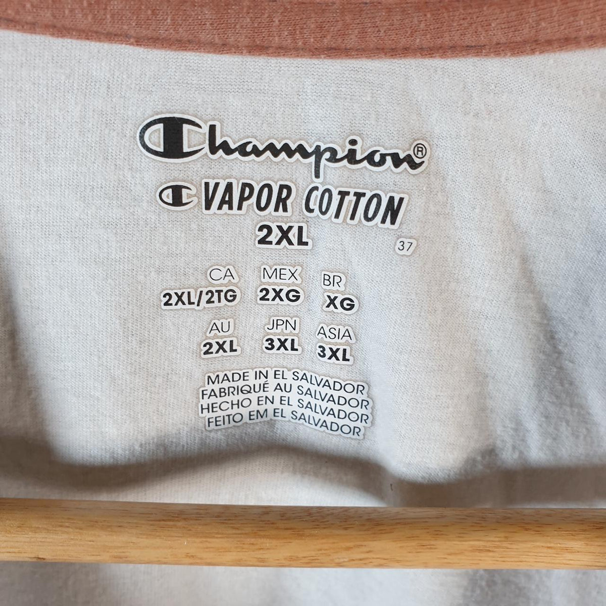 Vintage Champion Vapor Cotton T Shirt Men’s Small White American USA Athletic