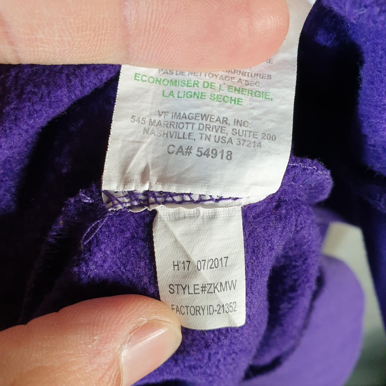 Vintage NBA Sacramento Kings Hoodie Mens Large Purple Full Zip USA Pro Sport