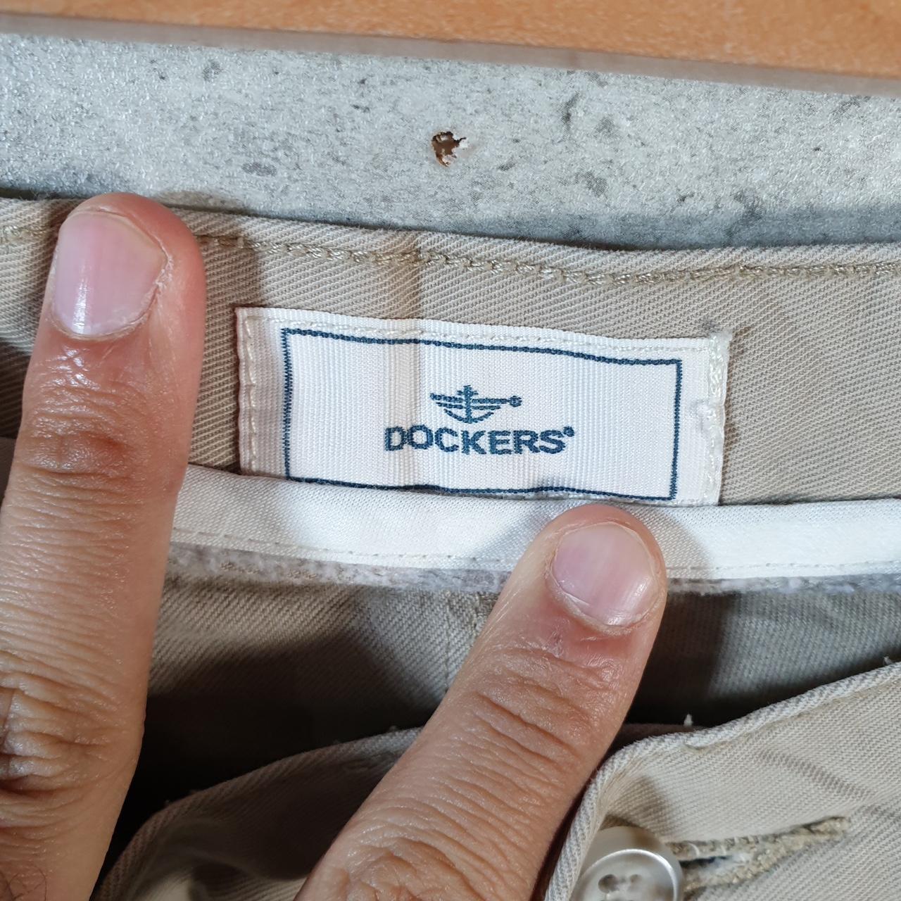 Vintage Dockers Chino Shorts Jorts Cargo Men’s W34 Brown Baggy Cotton