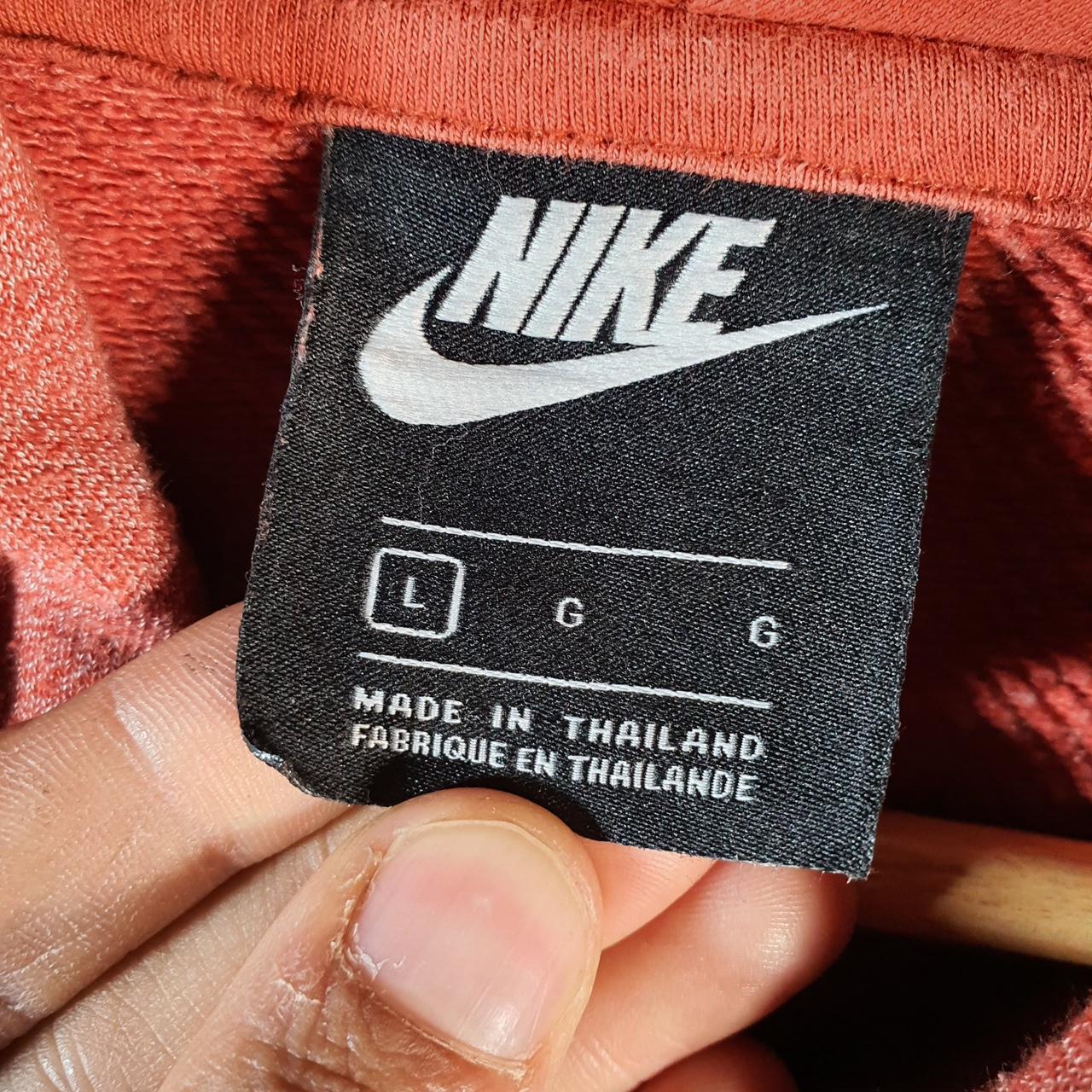Vintage Nike Club Hoodie Men’s Large Pink Swoosh Y2K Pullover