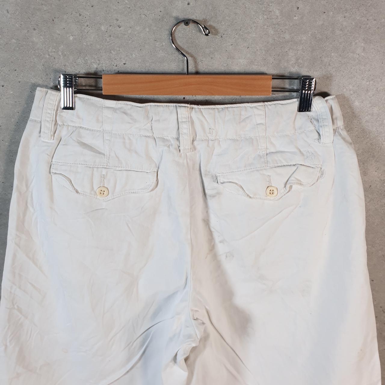 Vintage Ralph Lauren Polo Shorts Jorts Chino Cargo Men’s W31 White Baggy Cotton