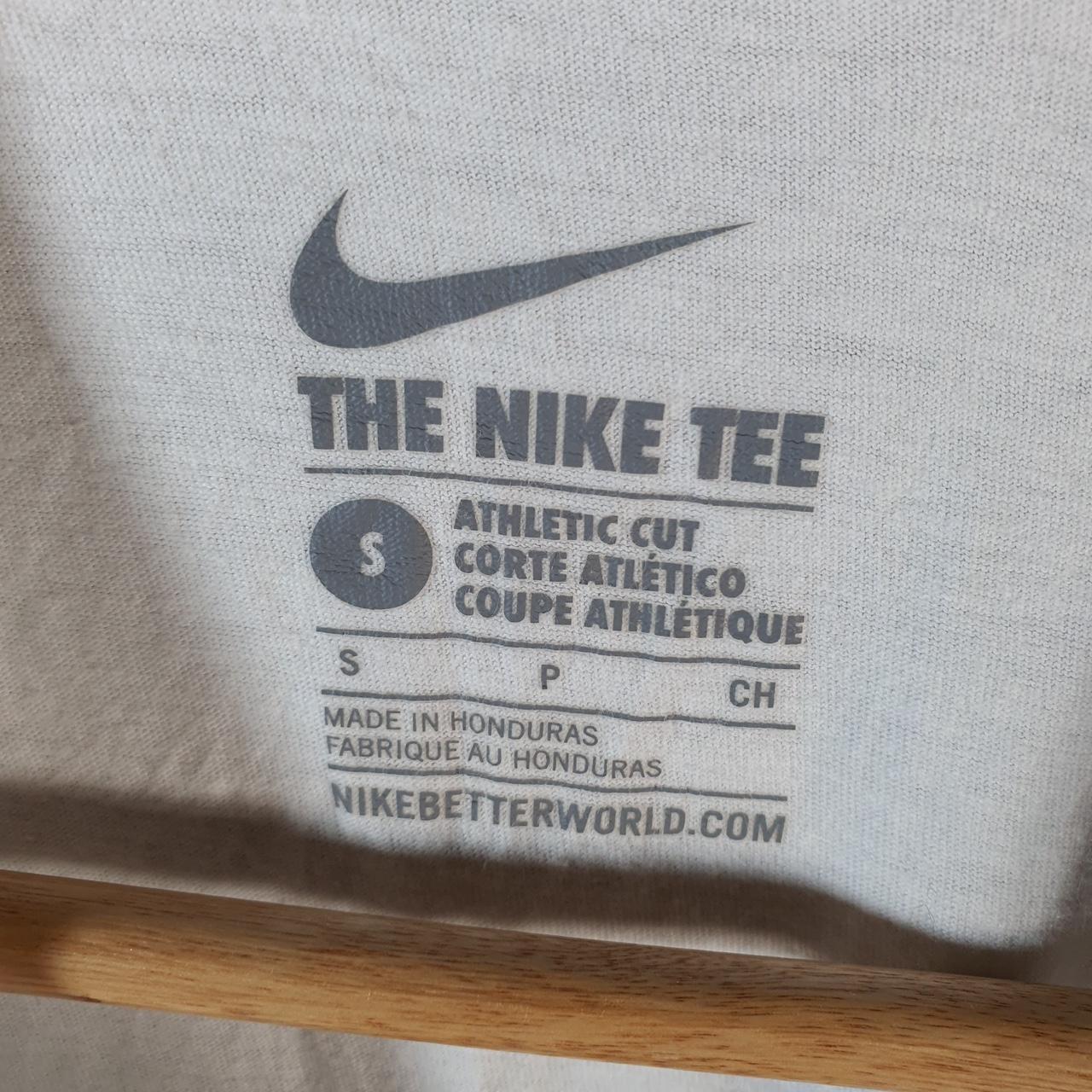 Vintage Nike Run Spellout T Shirt Shirt Men’s Small White Logo Swoosh Athletic