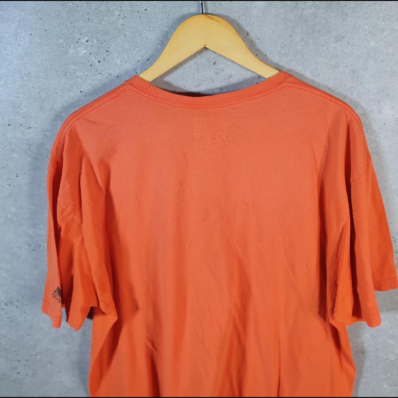 Vintage Adidas Go Tee T Shirt Shirt Men’s XL Orange Three Stripes Logo Athletic C9879