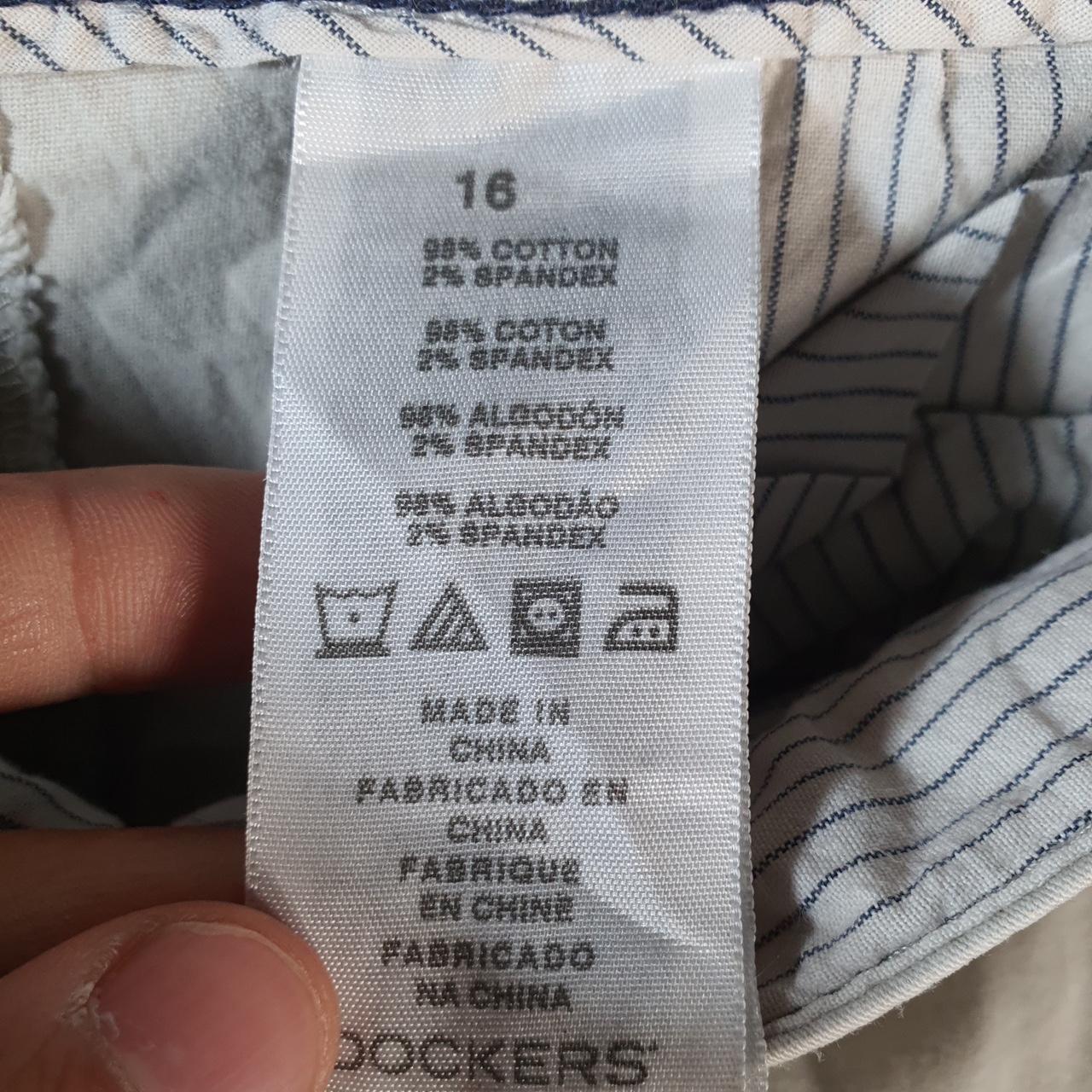 Vintage Dockers Chino Shorts Jorts Cargo Womens W34 Beige Baggy Cotton