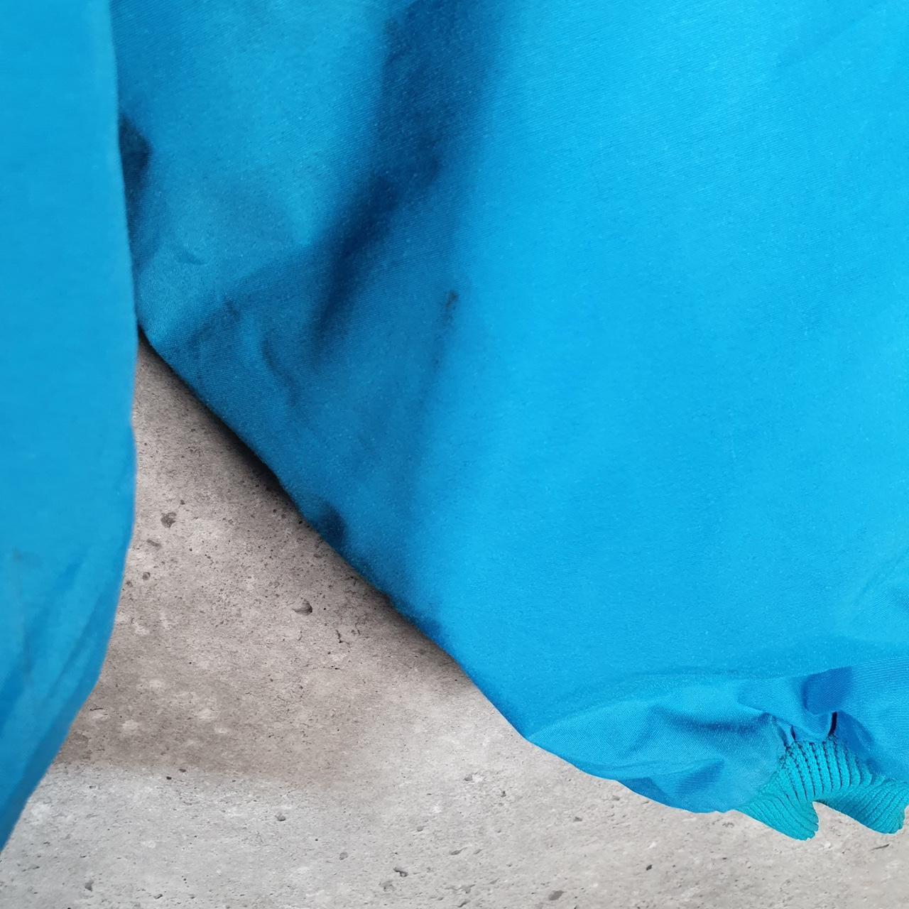 Vintage Patagonia 90s Waterproof Jacket Womens Small Blue Full Zip Windbreaker Big Fish Vintage