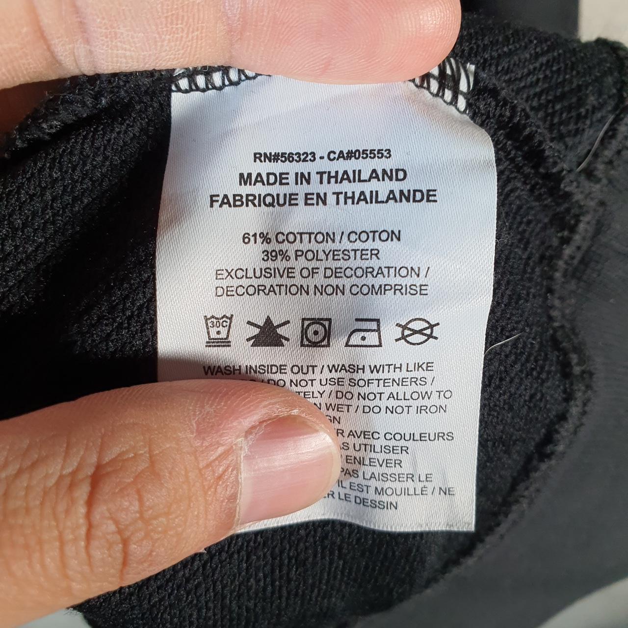 Vintage Nike Cropped Centre Swoosh Sweatshirt Womens Large Black Y2K Pullover