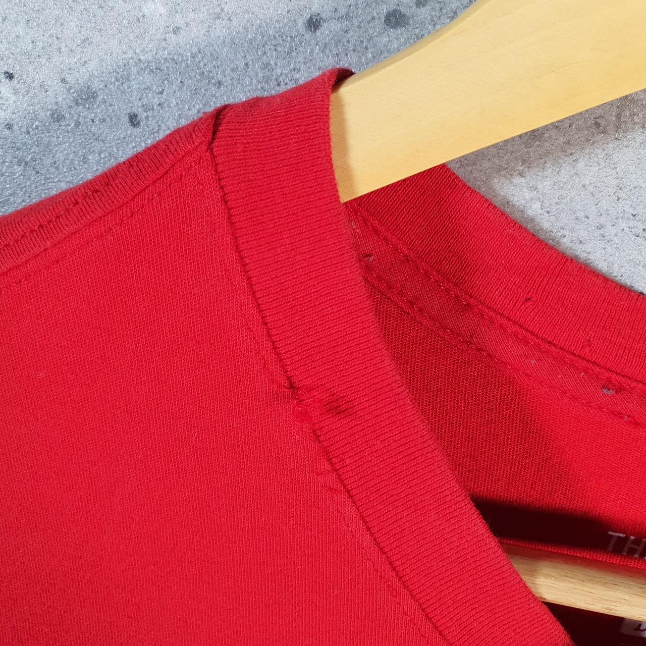 Vintage Nike Dri Fit T Shirt Men’s Large Red Logo Swoosh Loose Fit Athletic