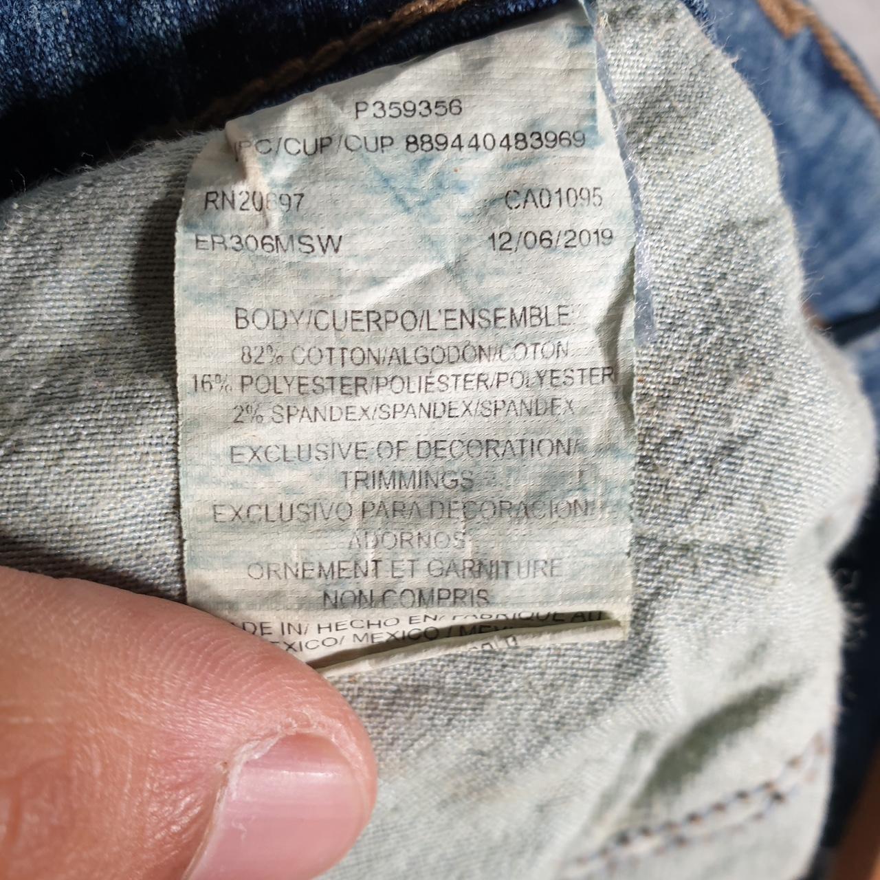 Vintage Dickies Baggy Denim Jean Shorts Jorts Cargo Mens W38 Blue Loose Fit