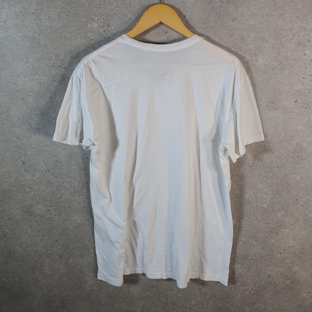 Vintage Ralph Lauren Polo Sport T Shirt Men’s Large White Classic Fit Embroidered Pony C8705