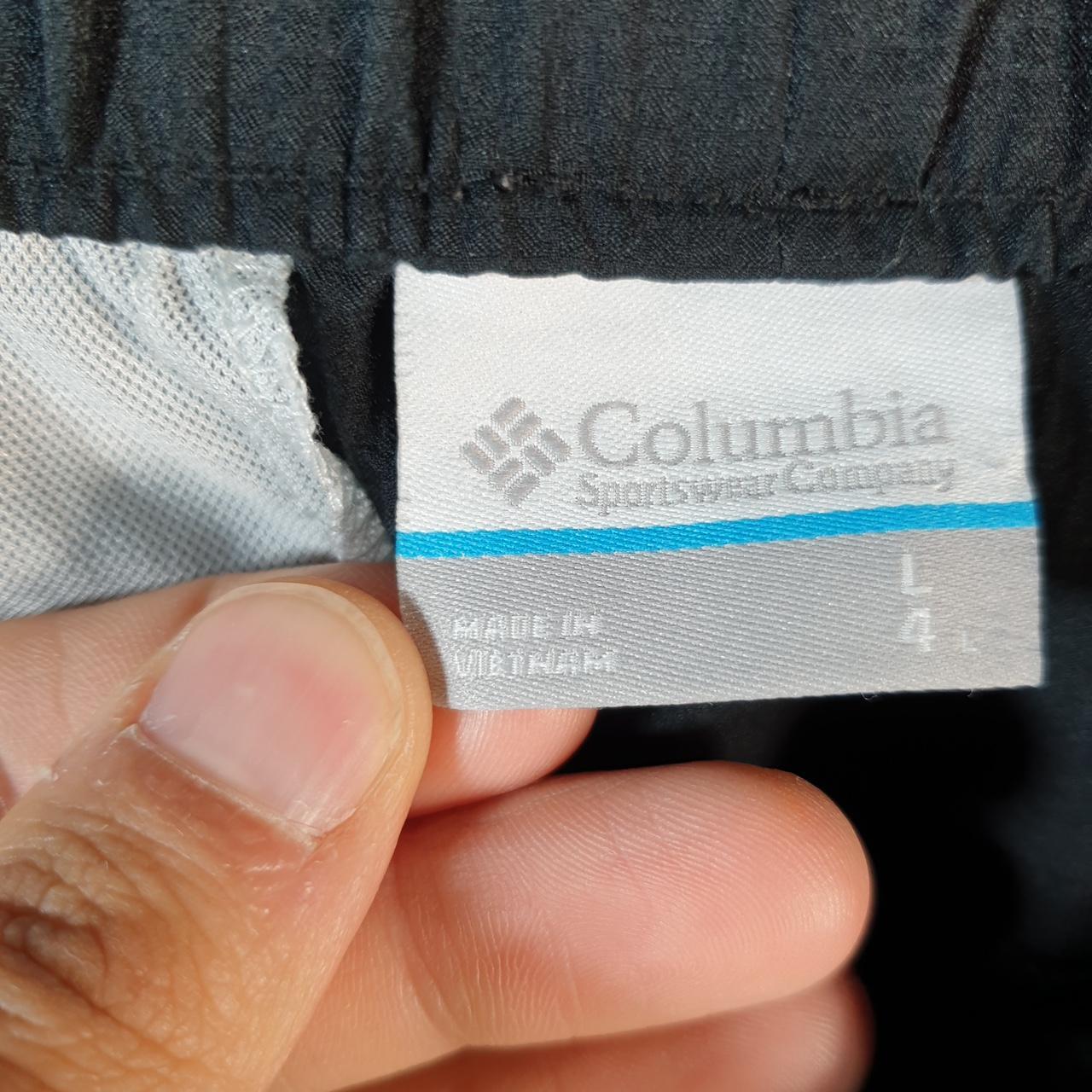 Vintage Columbia Performance Fishing Gear Shorts Men’s Large Black Athletic Hiking