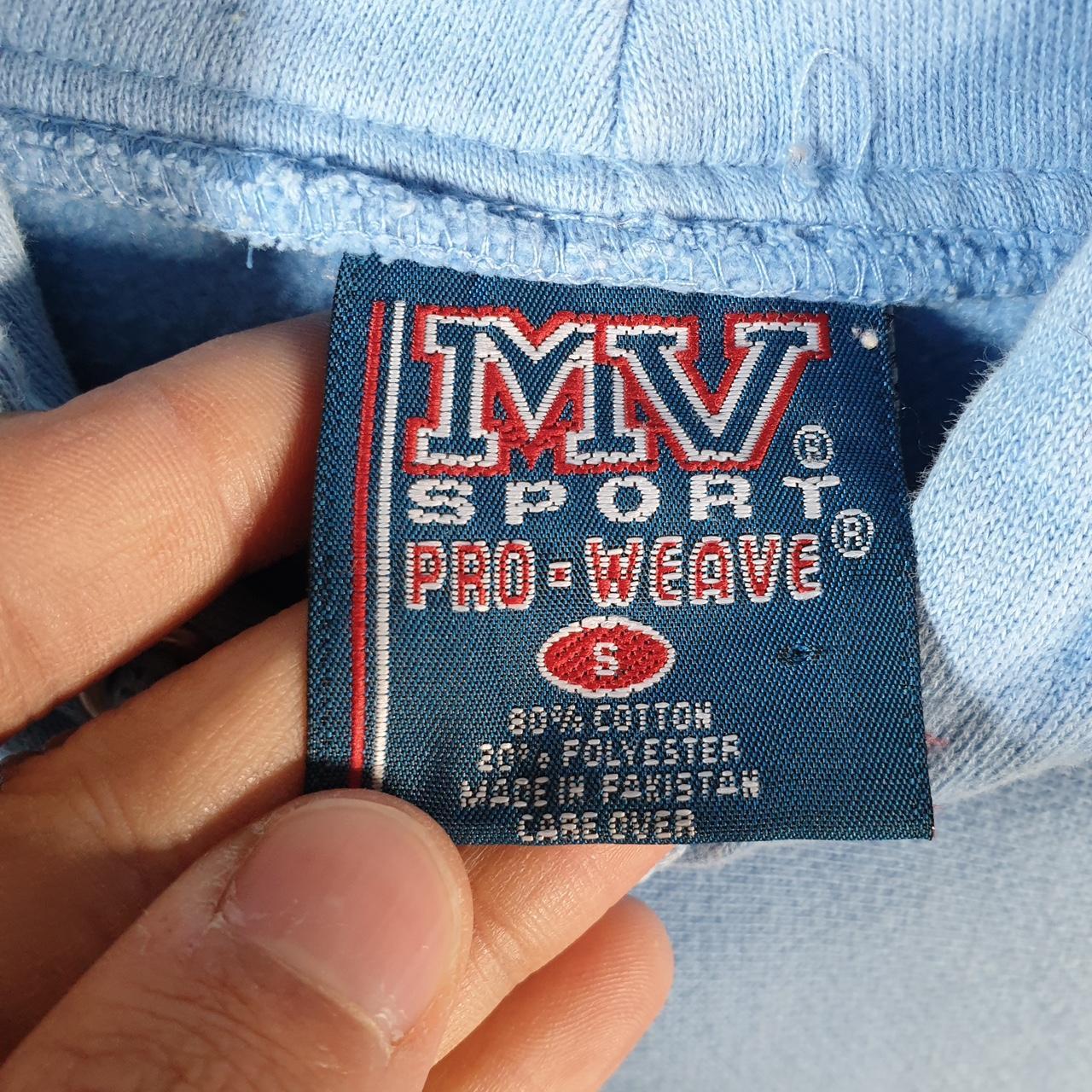 MV Sport University Of Delaware Hoodie Mens Small Blue Pullover USA