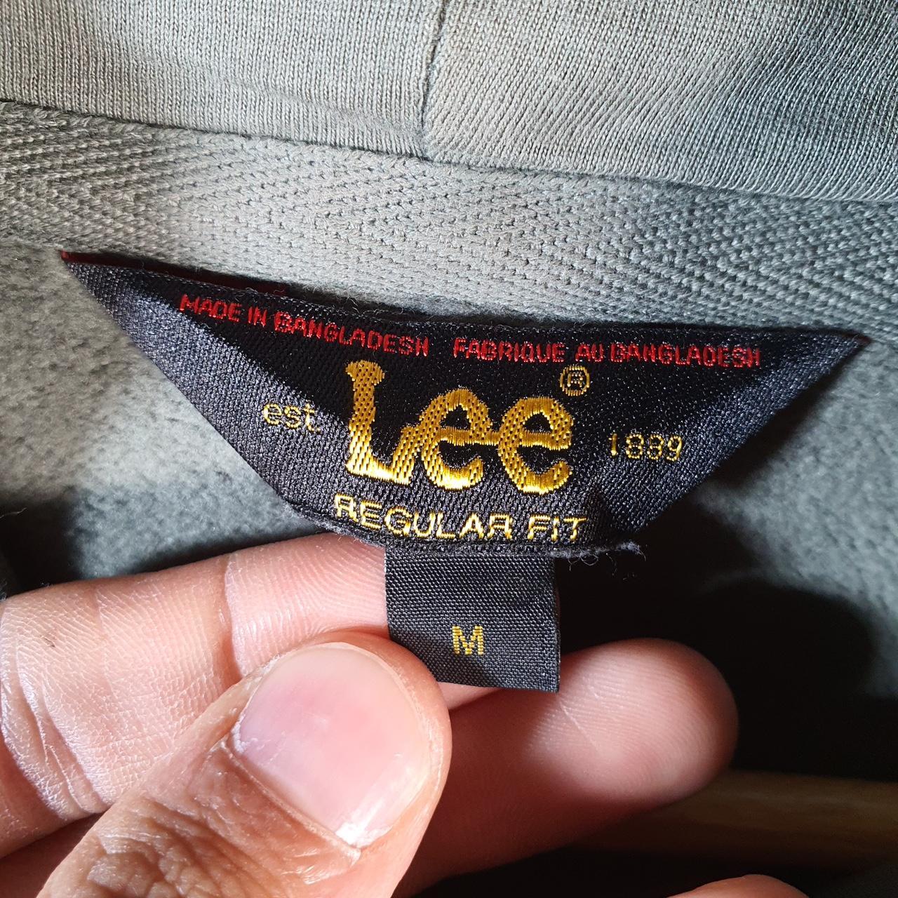 Vintage Lee Heavyweight Hoodie Womens Medium Green USA Pullover