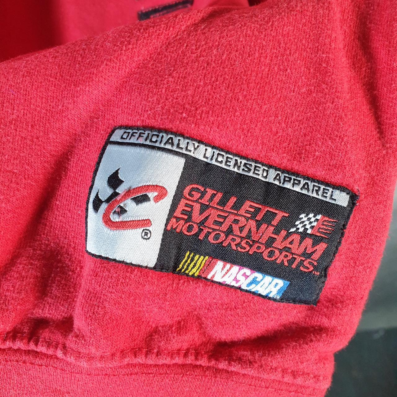 Vintage NASCAR Kahne Budweiser Sweatshirt Mens Large Red Pullover USA