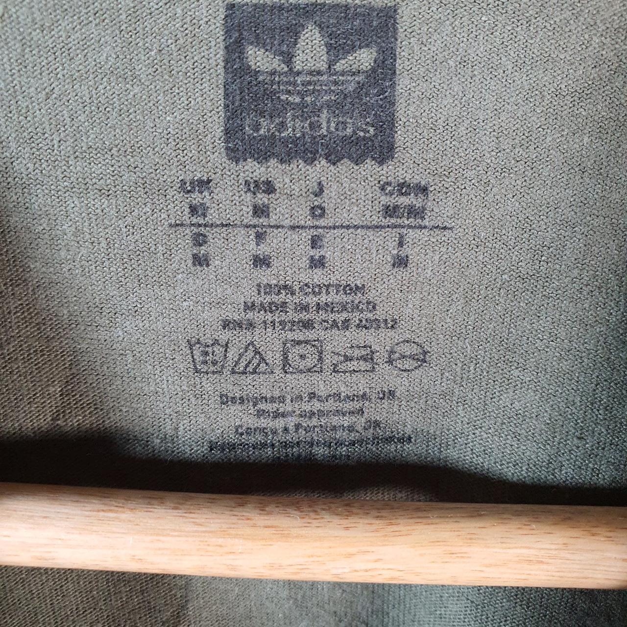 Vintage Adidas Trefoil Retro T Shirt Shirt Men’s Medium Khaki Green Logo Athletic