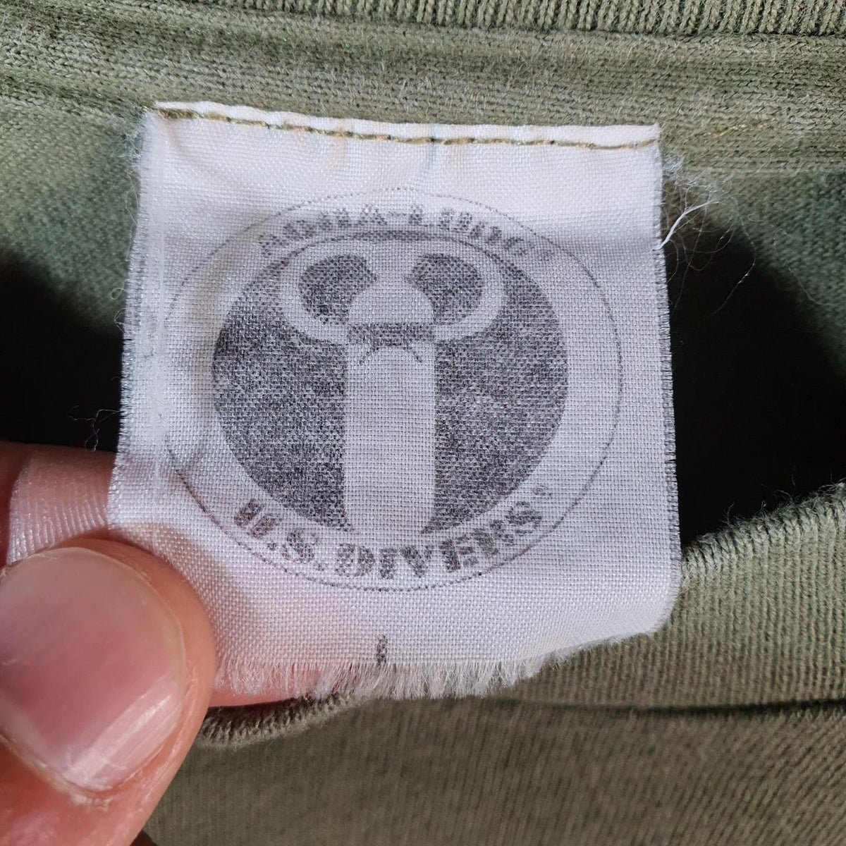 Vintage US Divers Aqua Lung Graphic 90s USA Single Stitch T Shirt Men’s Large Green