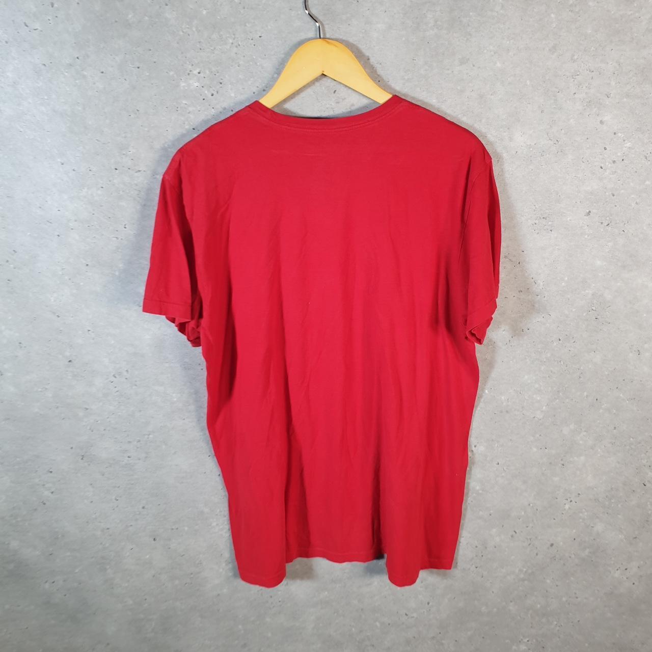 Vintage Ralph Lauren Polo T Shirt Men’s Large Red Embroidered Pony Classic Fit C9171