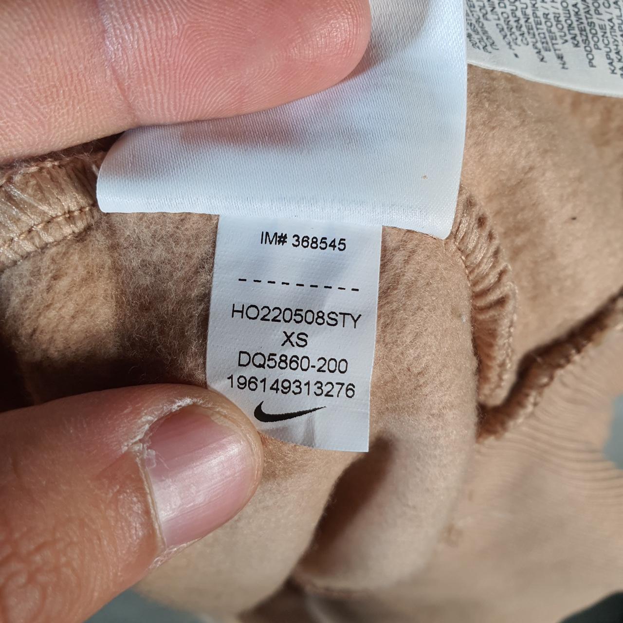 Vintage Nike Centre Swoosh Embroidered Hoodie Men’s XS Brown Y2K Pullover