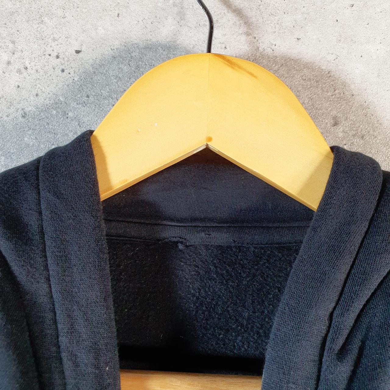 Vintage Nike Air Hoodie Mens Large Black Swoosh Y2K Pullover Logo