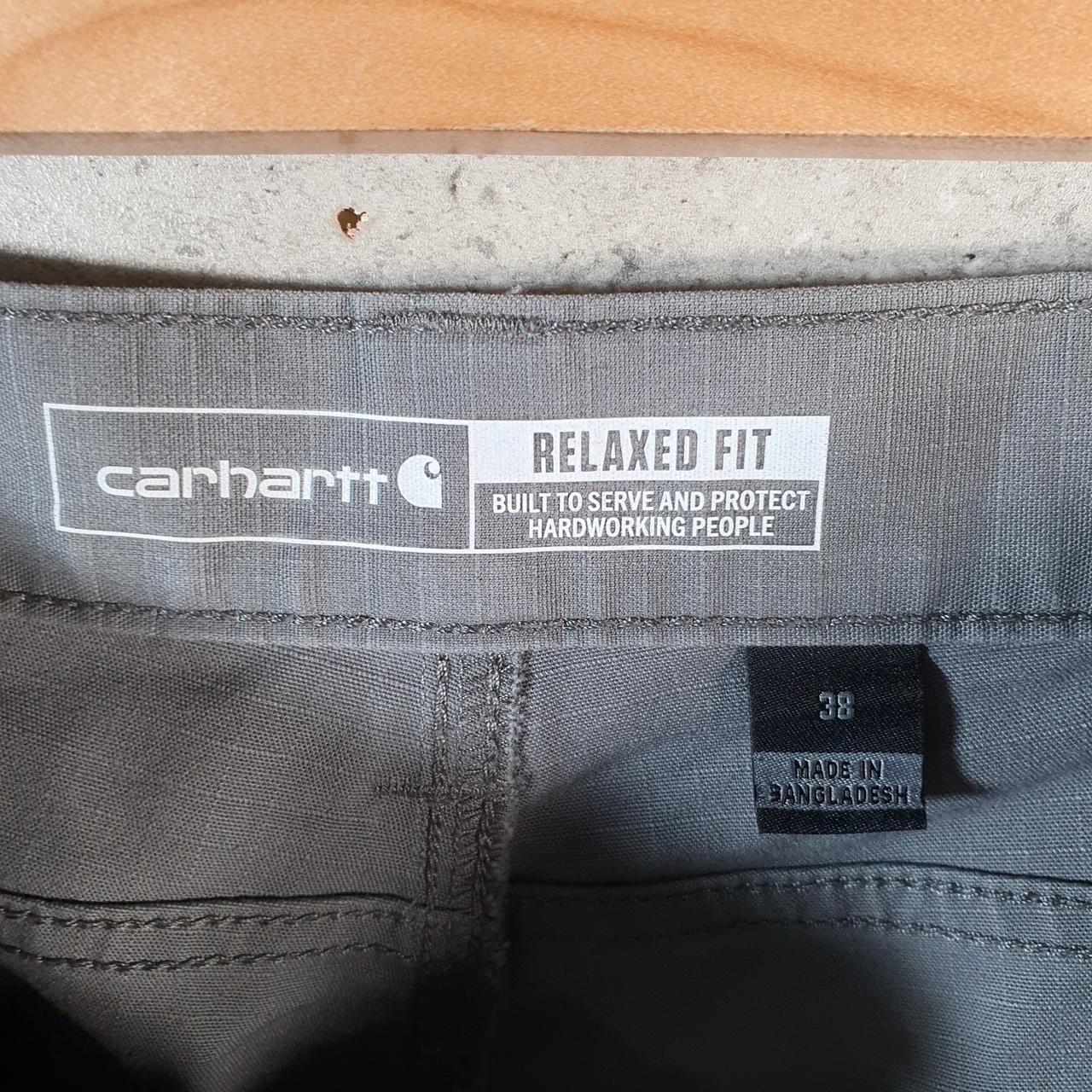 Vintage Carhartt Baggy Carpenter Shorts Jorts Cargo Men’s W38 Grey Relaxed Fit Workwear