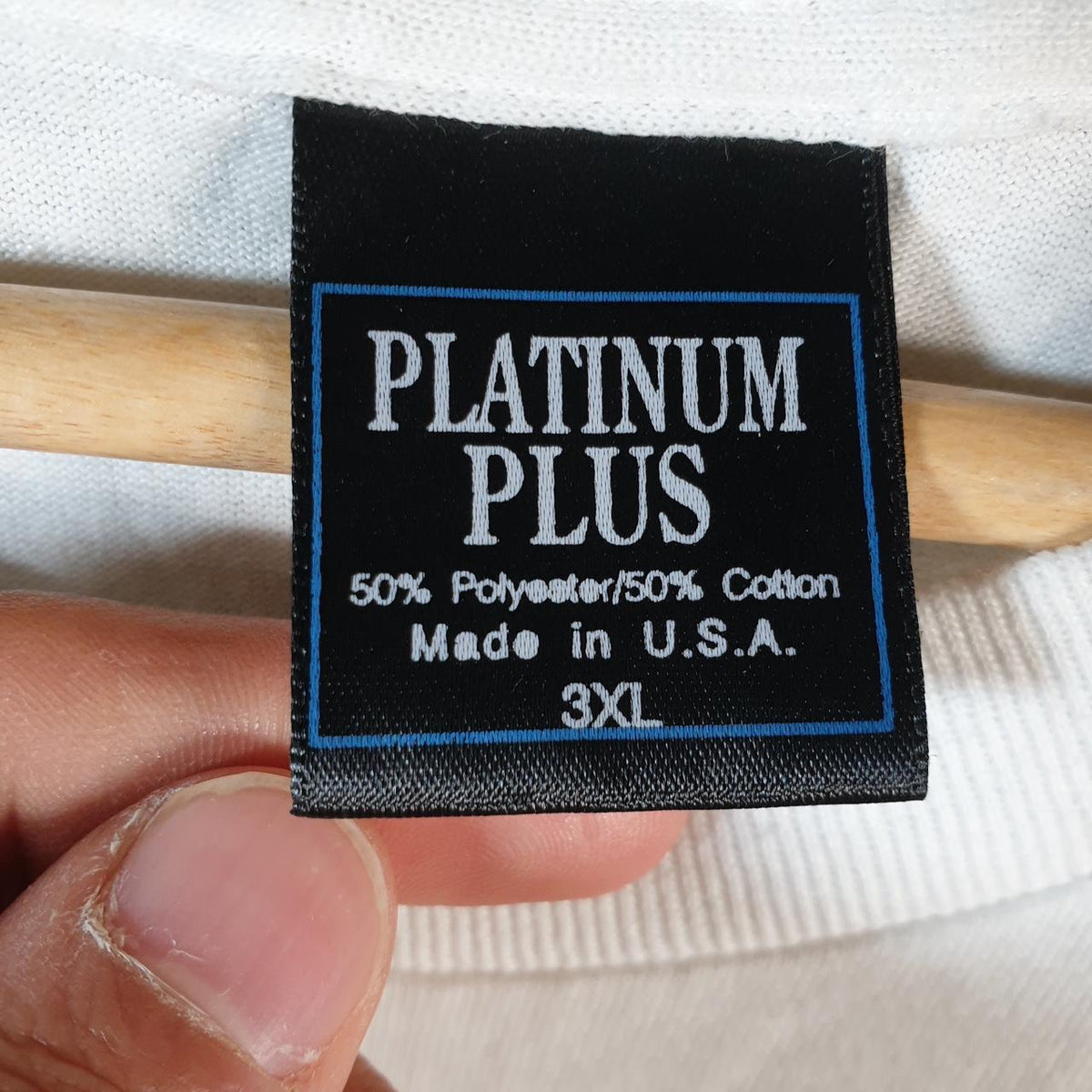 Vintage Platinum Plus I Love You 90s USA Single Stitch T Shirt Men’s 3XL White