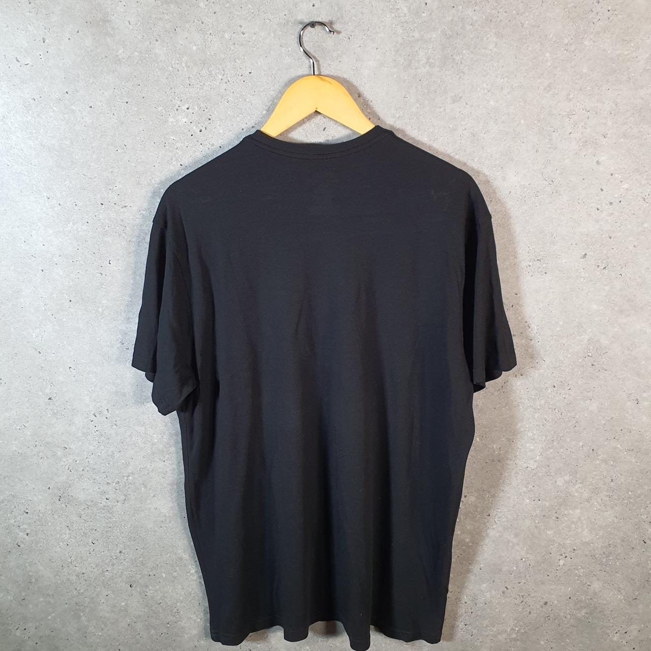 Vintage Ralph Lauren Polo T Shirt Men’s Large Black Embroidered Pony Classic Fit C9111