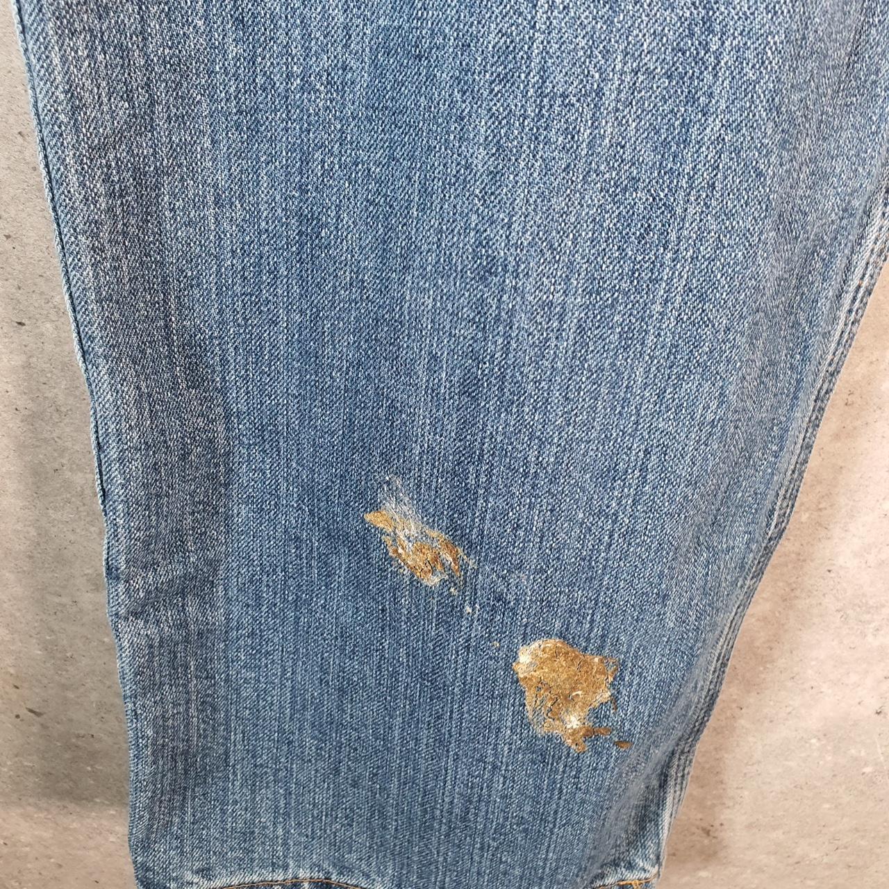 Vintage Carhartt Workwear Carpenter Jeans Mens W42 L32 Blue Denim Relaxed Fit USA