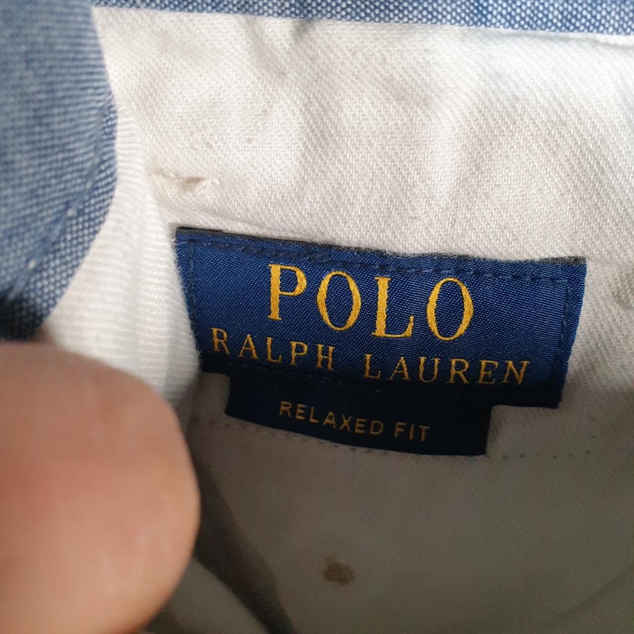 Vintage Ralph Lauren Polo Shorts Jorts Chino Cargo Men’s W40 Beige Baggy Cotton