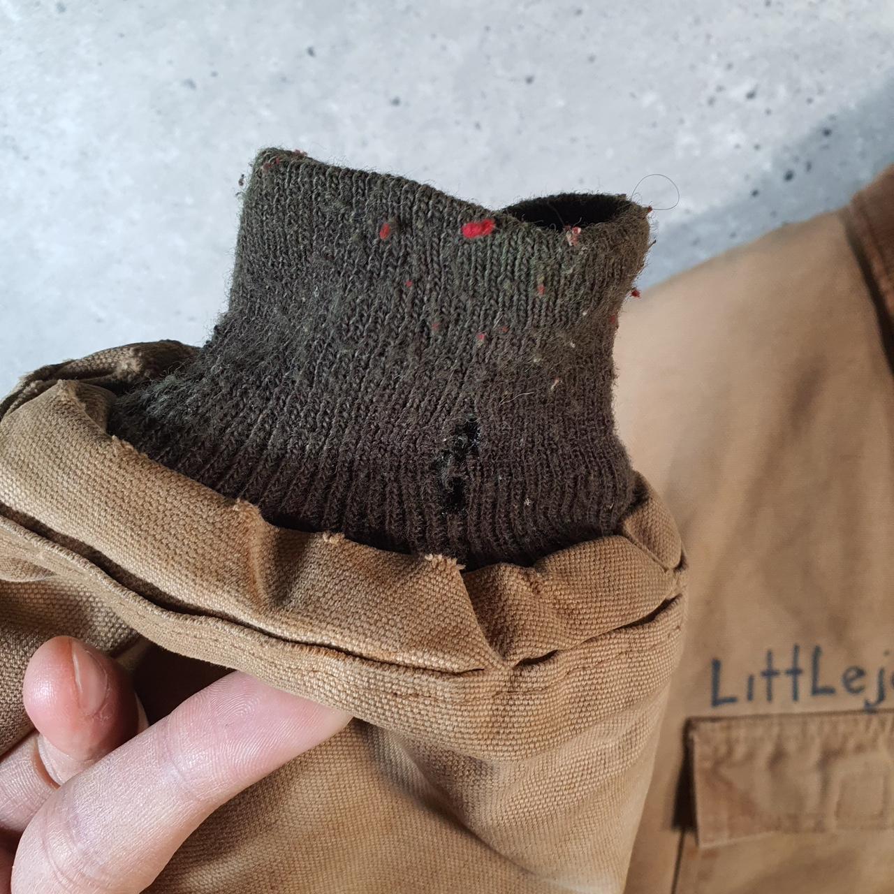 Vintage Carhartt Arctic Quilted Chore Work Jacket Men’s Large Brown Workwear Canvas USA Big Fish Vintage
