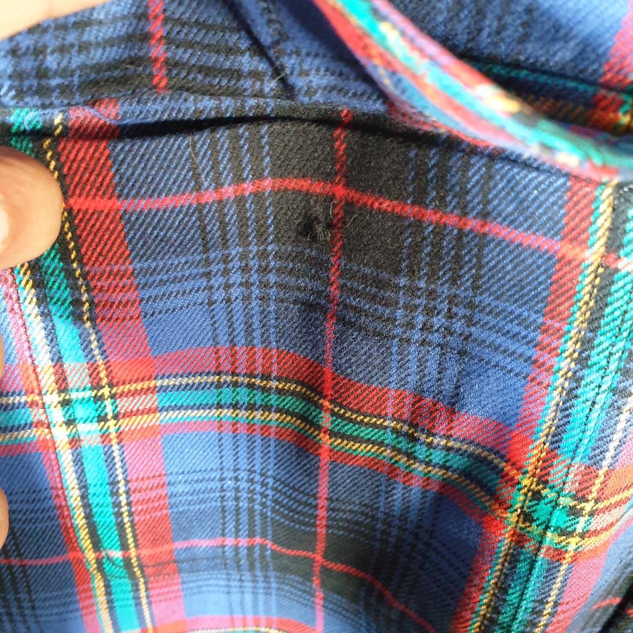Vintage Ralph Lauren Button Down Shirt Men’s Large Checkered Dungaree Work Shirt Pony