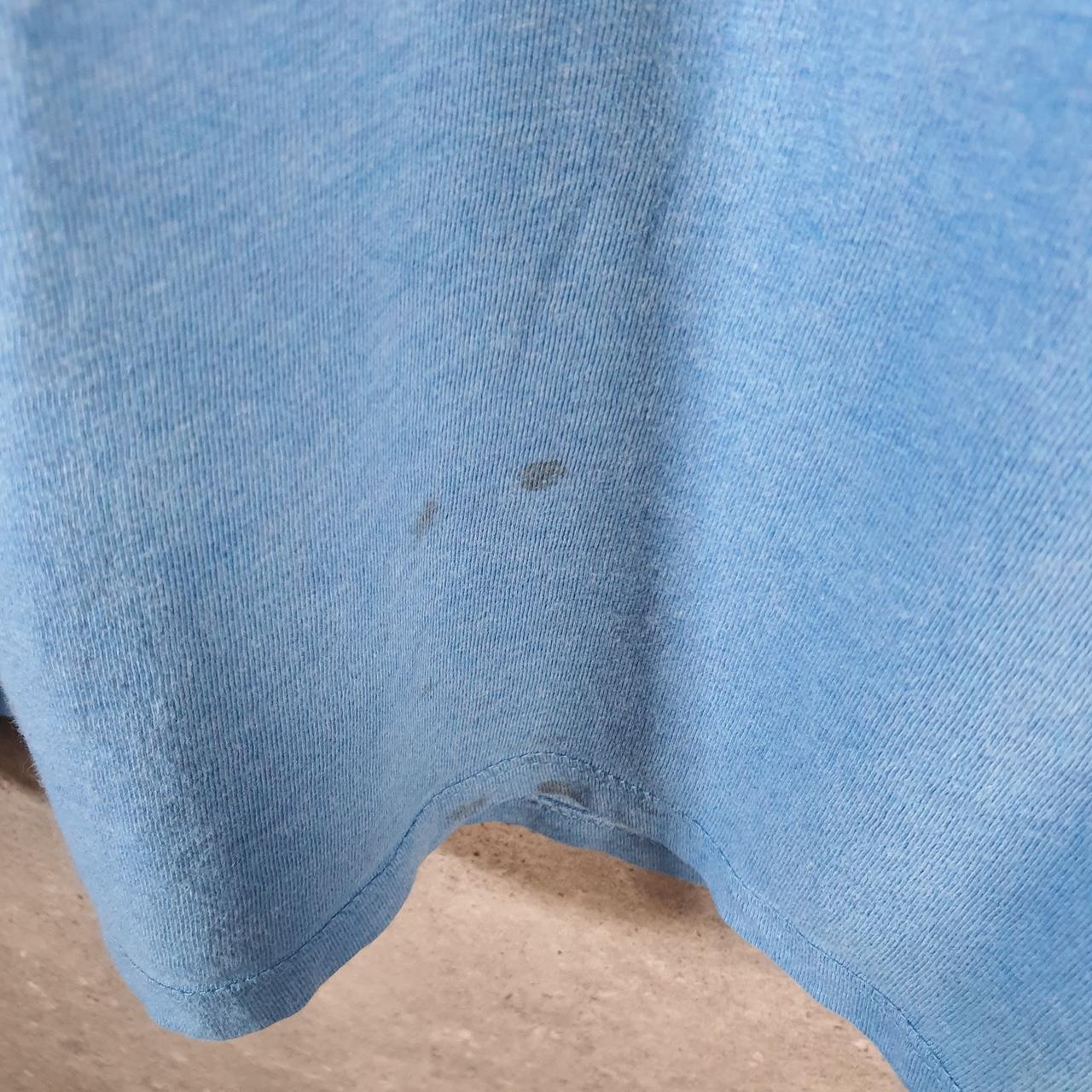 Vintage Tommy Hilfiger T Shirt Men’s Large Blue Classic Fit Embroidered Logo