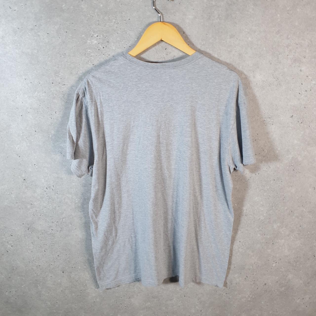 Vintage Ralph Lauren Polo T Shirt Men’s Large Grey Embroidered Classic Fit Pony C9062