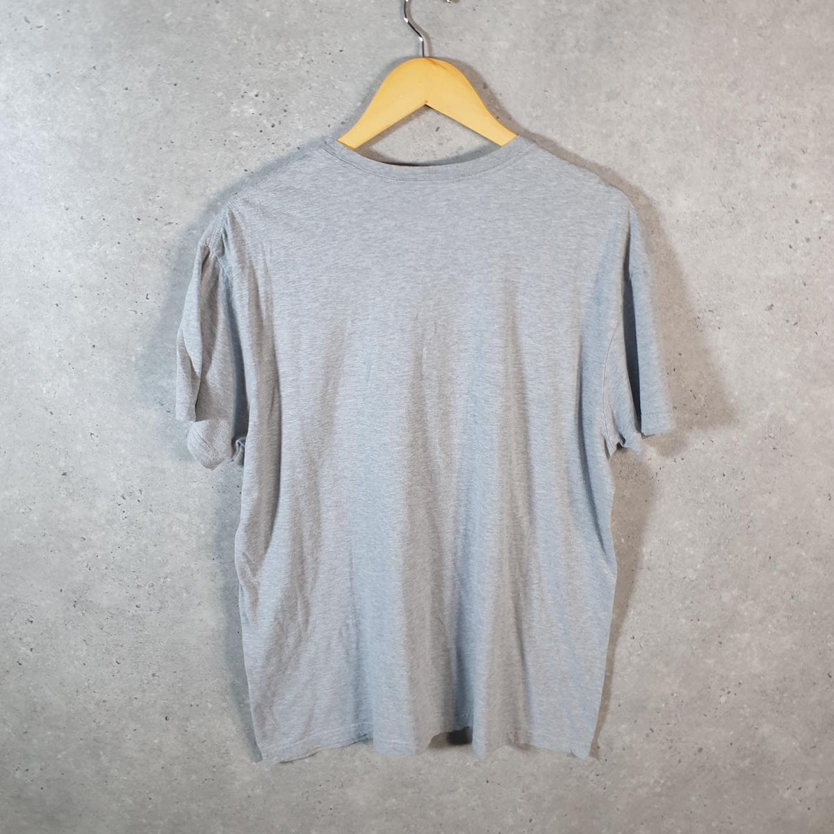 Vintage Ralph Lauren Polo T Shirt Men’s Large Grey Embroidered Classic Fit Pony C9062